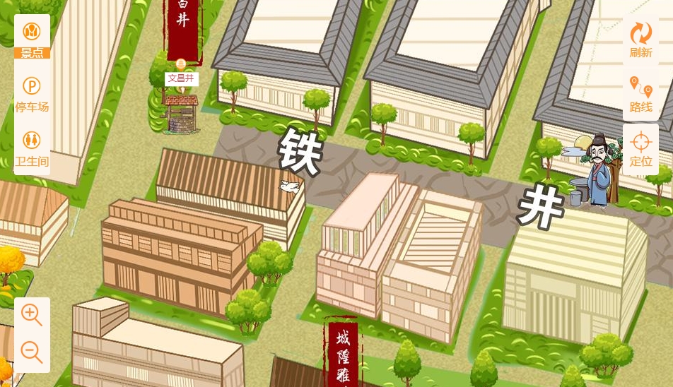 康巴什智慧景区：手绘地图与语音导览的完美融合